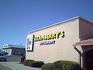 Kranberry's Restaurant 1405 Main St.  Lordsburg, NM Exit 82 off of I-10