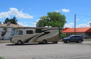 RV parking at Rancher's Grill